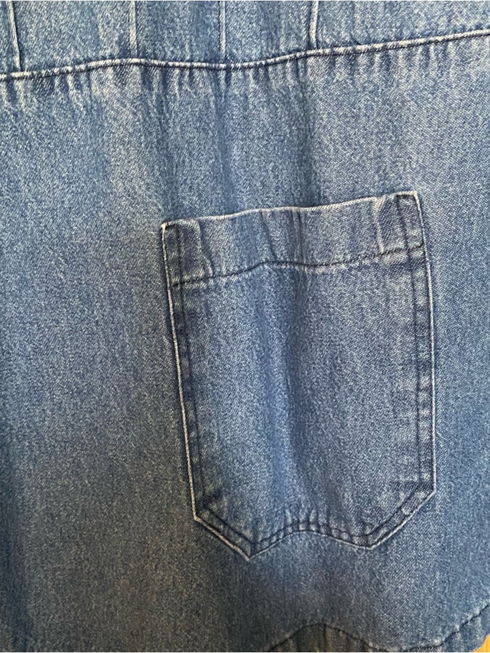 On The Rocks Blue Denim Lightweight Button-Front Jacket - Picture 5 of 7